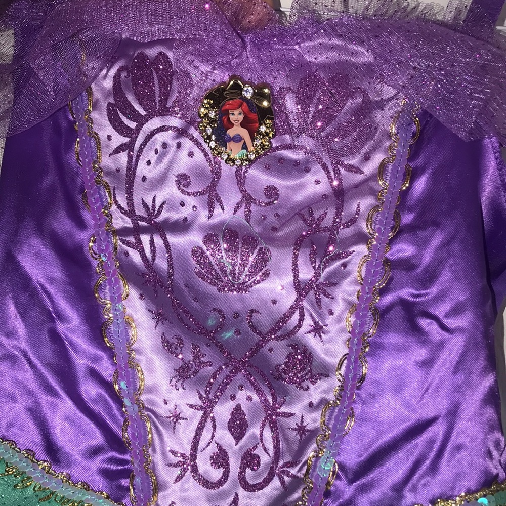 NWT Girl’s Disney Light-Up Ariel Costume - Picture 3 of 14